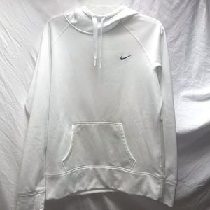 Women’s Nike White Sweatshirt with Thumb Holes